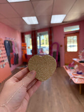 Load image into Gallery viewer, Sparkling Heart Travel Mirror