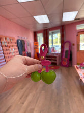 Load image into Gallery viewer, Puffy Cherry Keychain