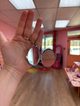 Load image into Gallery viewer, Mini Metal Mirror Keychain
