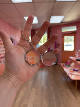 Load image into Gallery viewer, Mini Metal Mirror Keychain