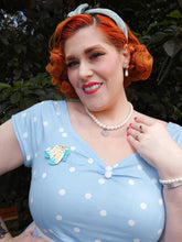 Load image into Gallery viewer, Flirty Footsteps Mini Brooch by Asia Ellington x Lipstick &amp; Chrome