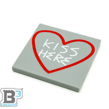 Load image into Gallery viewer, Kiss Here Road / Sidewalk Art (4x4 Tile) - B3 Customs