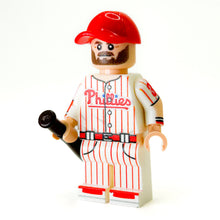 Load image into Gallery viewer, Harper #3 Philly Baseball Player Minifig made using LEGO parts - B3 Customs