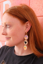 Load image into Gallery viewer, Spooky Sugar Painted Cookie Earrings