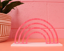Load image into Gallery viewer, Glimmering Pink Rainbow Earring Stand