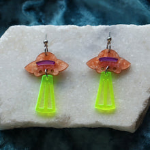 Load image into Gallery viewer, Come Back and Pick Me Up UFO Earrings