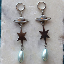 Load image into Gallery viewer, Stellar Planets Dangle Earrings