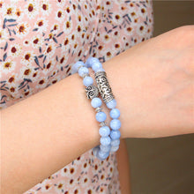 Load image into Gallery viewer, Blue Jade Soft Energy Bracelet