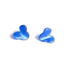 Load image into Gallery viewer, Blue Moonglow Vintage Mouse Stud Earrings