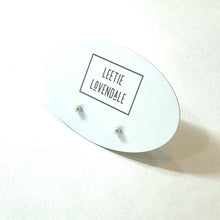 Load image into Gallery viewer, Pitted Pearl Micro Stud Earrings