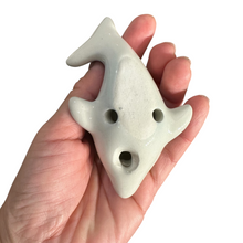 Load image into Gallery viewer, Ceramic Playful Dolphin Ocarina Sky