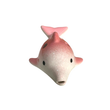 Load image into Gallery viewer, Ceramic Dolphin Ocarina Pink