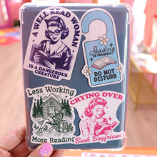Load image into Gallery viewer, "Less Working More Reading" Sticker