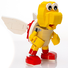Load image into Gallery viewer, Custom Flying Turtle Trooper made using LEGO parts
