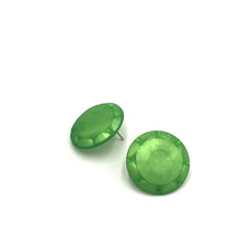 Load image into Gallery viewer, Peridot Sunburst Stud Earrings