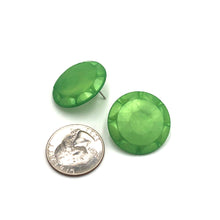 Load image into Gallery viewer, Peridot Sunburst Stud Earrings