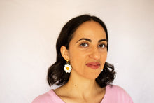 Load image into Gallery viewer, Now I'm Your Daisy-Crochet Earrings