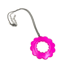 Load image into Gallery viewer, Hot Pink Florella Necklace