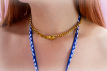Load image into Gallery viewer, Titanium Endgame Snake Choker Necklace