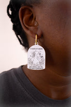Load image into Gallery viewer, “I Hate It Here” Taylor Swift 2-in-1 Hoop Earrings