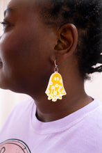 Load image into Gallery viewer, Phantom Petals Iridescent Ghost Earrings