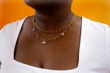 Load image into Gallery viewer, Eye Candy Layered Titanium Necklace