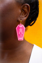 Load image into Gallery viewer, "Dead Inside" Tombstone Earrings