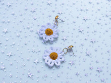 Load image into Gallery viewer, Now I'm Your Daisy-Crochet Earrings