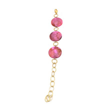 Load image into Gallery viewer, Rose Marbled Stations Bracelet