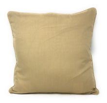 Load image into Gallery viewer, DaDa Bedding Elegant Golden Persian Style Rug Floral Tapestry Throw Pillow Covers 16" x 16"