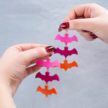 Load image into Gallery viewer, Sunset Bat Colony Earrings