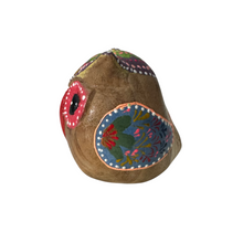 Load image into Gallery viewer, Hand-Painted Wooden Owl Figurine - Classic Red &amp; Colorful Accents