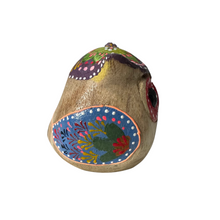 Load image into Gallery viewer, Hand-Painted Wooden Owl Figurine - Classic Red &amp; Colorful Accents