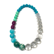 Load image into Gallery viewer, Crystals &amp; Gems Stretch Bauble Necklace - Shortie