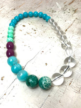 Load image into Gallery viewer, Crystals &amp; Gems Stretch Bauble Necklace - Shortie