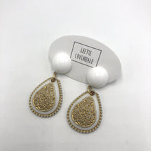 Load image into Gallery viewer, Gilded Gold Garden Gate Earrings