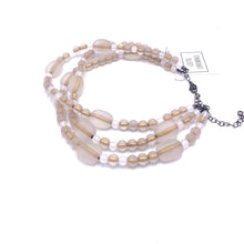 Load image into Gallery viewer, Clear Frosted Luxe Morgan Necklace