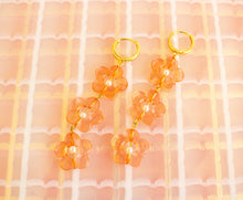Load image into Gallery viewer, Summer Flower Acrylic Dangle Earrings