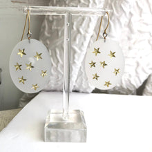 Load image into Gallery viewer, Starry Night Frosted Drop Earrings