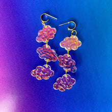 Load image into Gallery viewer, Iridescent Cloud Earrings