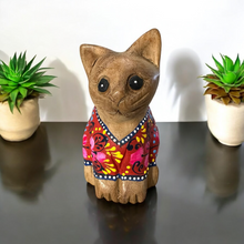 Load image into Gallery viewer, Red &amp; Yellow Version – Sunset Bloom Cat