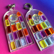 Load image into Gallery viewer, Window To Your Soul Rainbow Earrings