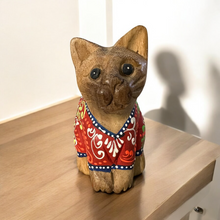 Load image into Gallery viewer, Red &amp; White Version – Scarlet Petal Cat