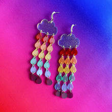 Load image into Gallery viewer, Large Frosted Rainbow Clouds