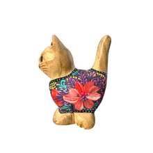 Load image into Gallery viewer, Brown with Dark Floral – Twilight Whiskers Cat
