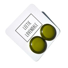 Load image into Gallery viewer, Glitter Resin Disc Stud Earrings