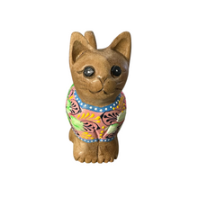 Load image into Gallery viewer, Brown with Multicolor Floral – Sunset Petals Cat