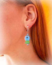 Load image into Gallery viewer, Glass Beaded Colorful Fish Earrings