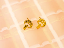 Load image into Gallery viewer, Tiny Mushroom Earrings
