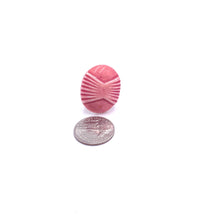 Load image into Gallery viewer, Dusty Rose Deco Oval Cocktail Ring